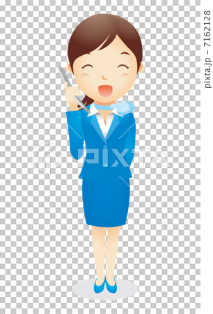 女商人（淺蘭）例證 7162128