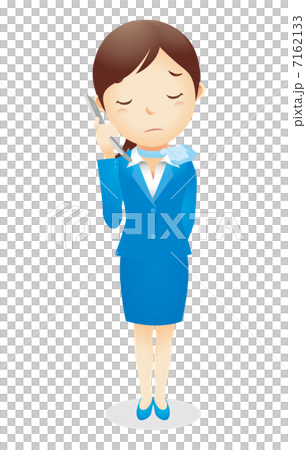 Business woman (light blue) Illustration Business woman (light blue) Illustration 7162133