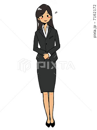 新入社員　女性　挨拶 7162172