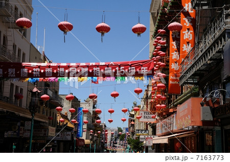 アメリカ　サンフランシスコ　中華街 7163773