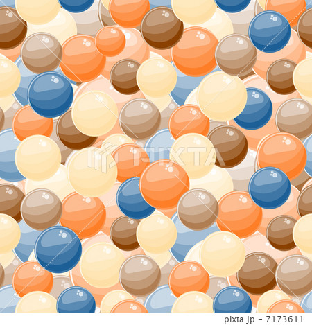 Seamless Background with Red Blue Yellow Bubble Balls Seamless Background with Red Blue Yellow Bubble Balls 7173611