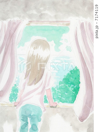 海が見える窓 7174119