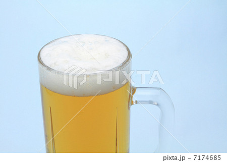 ジョッキビール　青バック 7174685