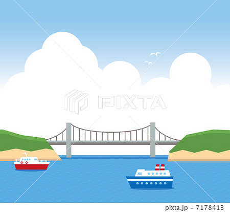 大橋のある風景 7178413
