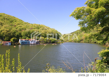 春の円良田湖 7179064