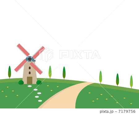 風車のある風景 7179756