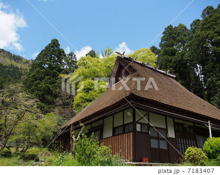 京都・かやぶきの里 7183407