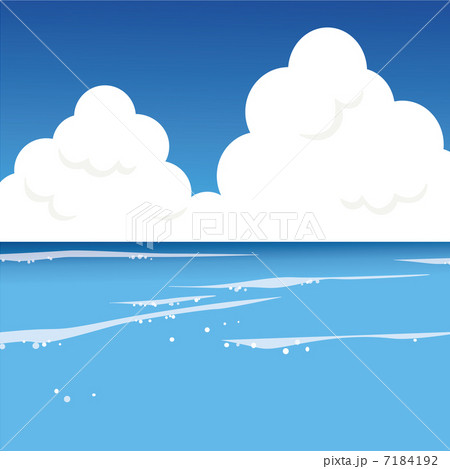 入道雲と海 入道雲と海 7184192