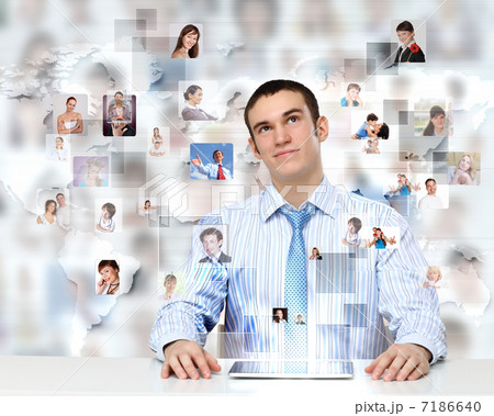 Businessman making presentation Businessman making presentation 7186640