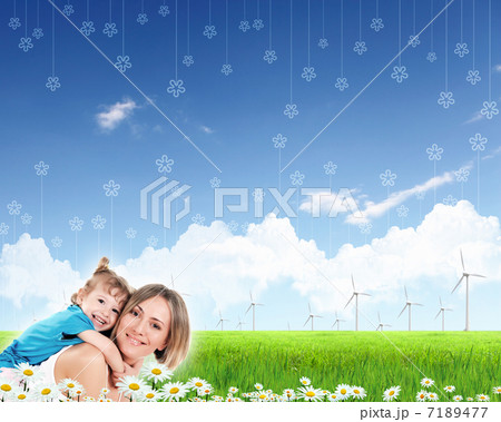 happy family spends time together happy family spends time together 7189477