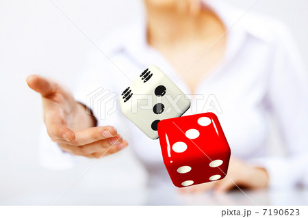 Dice as symbol of risk and luck 7190623