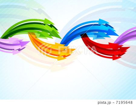 Background with colorful arrow 7195648