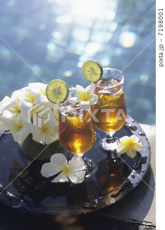 プールサイドのアイスティー プールサイドのアイスティー 7198001