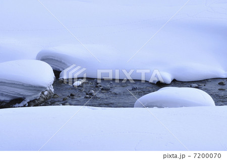 雪解け川 7200070
