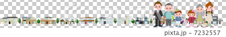 Three generations family streets Three generations family streets 7232557