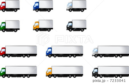 トラックのイラスト素材