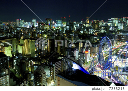文京区シビックセンター周辺の夜景 7233213