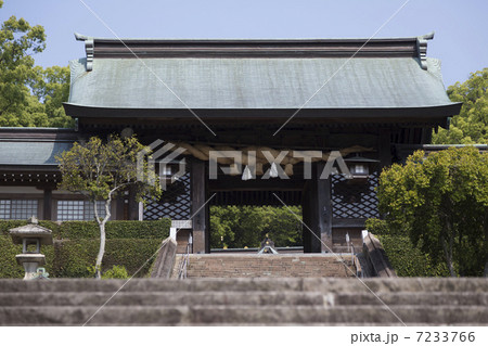 長崎 諏訪神社大門と長坂 長崎 諏訪神社大門と長坂 7233766