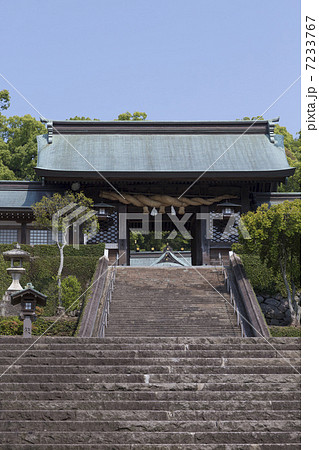 長崎 諏訪神社大門と長坂 長崎 諏訪神社大門と長坂 7233767
