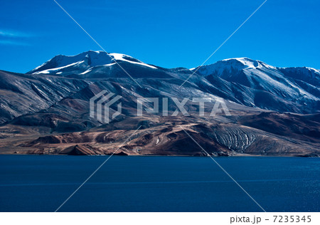Morning at Tso Moriri Lake. Himalaya mountains range. India, Ladakh 7235345