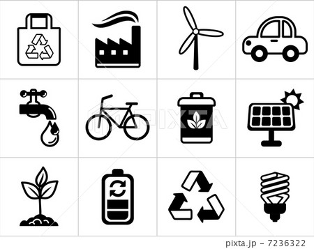 Eco icons 7236322