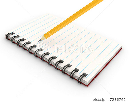 Notebook over white background 7236762