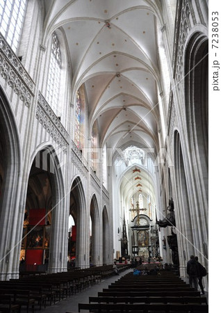 ノートルダム大聖堂 アントワープの写真素材