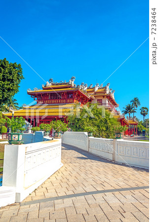 バーンパイン離宮にある中国式宮殿(タイ、アユタヤ) バーンパイン離宮にある中国式宮殿(タイ、アユタヤ) 7238464