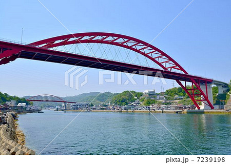 第二音戸大橋と音戸大橋　 7239198