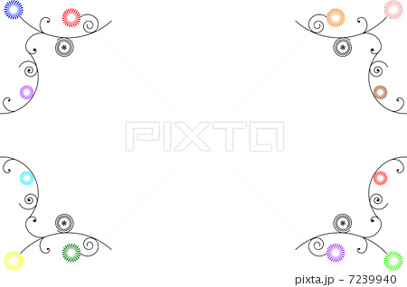 デコレーション フレームのイラスト素材 7239940 Pixta