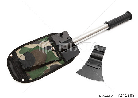 shovel and an ax 7241288