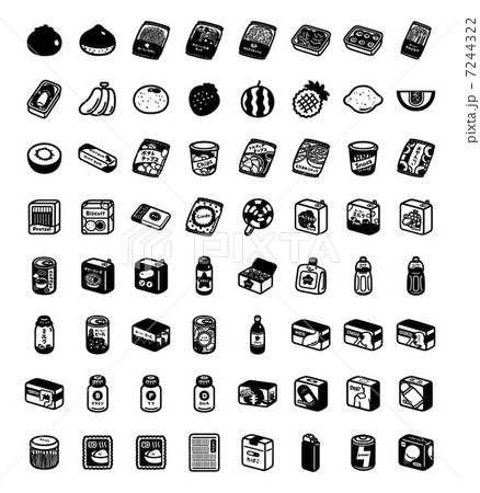 コンビニエンスストアのイラストその４ 7244322