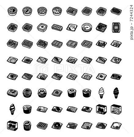 コンビニエンスストアのイラストその２ 7244324