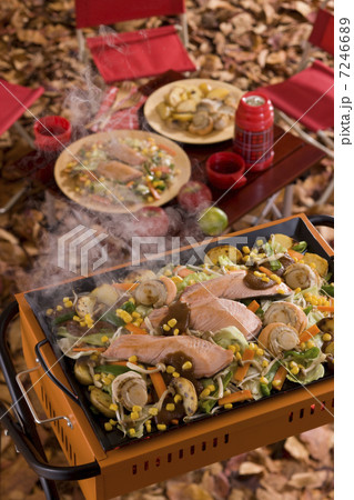 ちゃんちゃん焼きをコンロで焼く ちゃんちゃん焼きをコンロで焼く 7246689