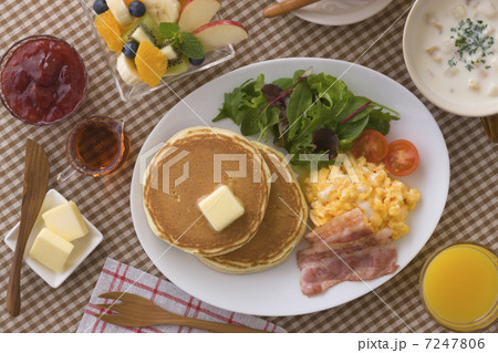 パンケーキの朝食 パンケーキの朝食 7247806