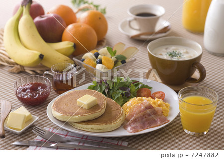 パンケーキの朝食 7247882