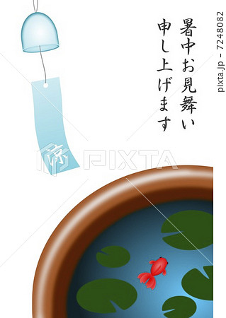 睡蓮鉢と風鈴。 7248082