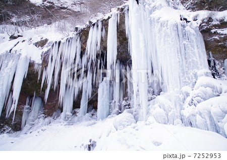 雲龍渓谷の氷柱 7252953