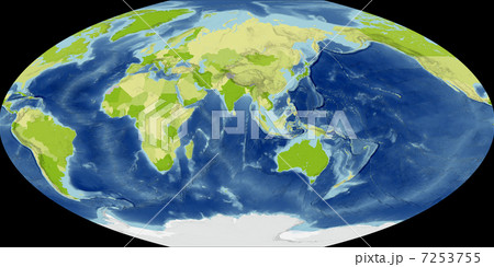 世界全図 7253755