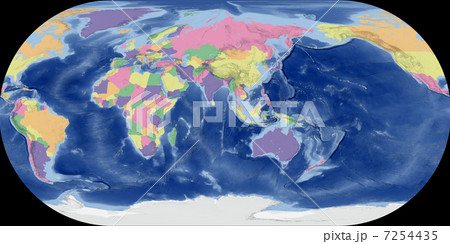 世界全図 7254435
