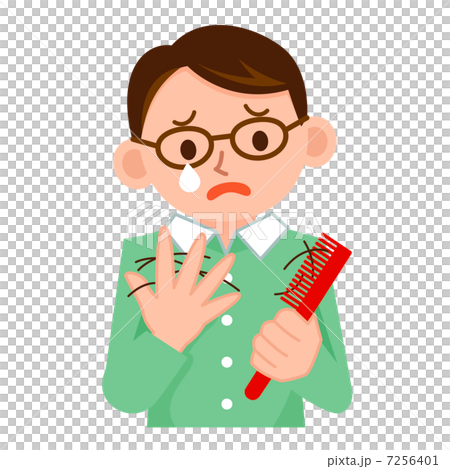 患頭髮的男人 7256401