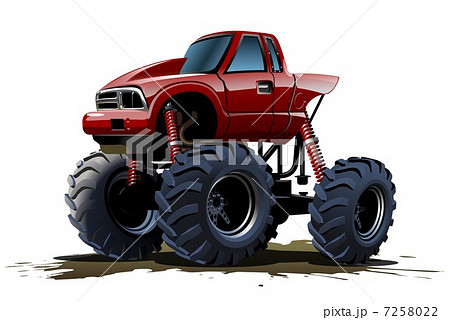 Cartoon Monster Truck 7258022
