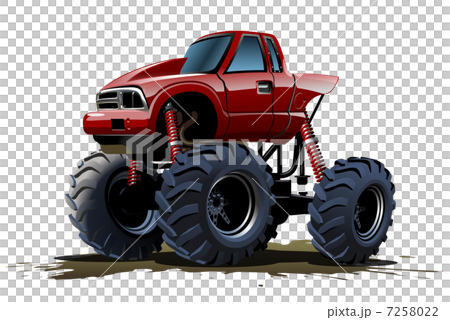 Cartoon Monster Truck 7258022