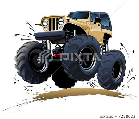 Cartoon Monster Truck 7258023