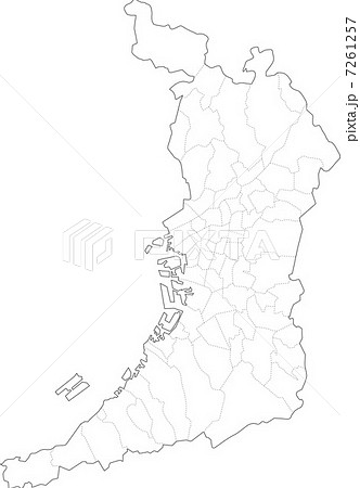 大阪府の地図のイラスト素材 7261257 Pixta