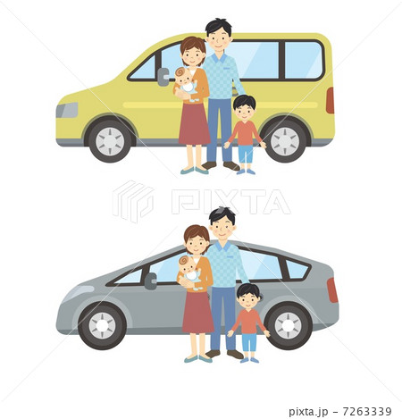 家族と車 7263339