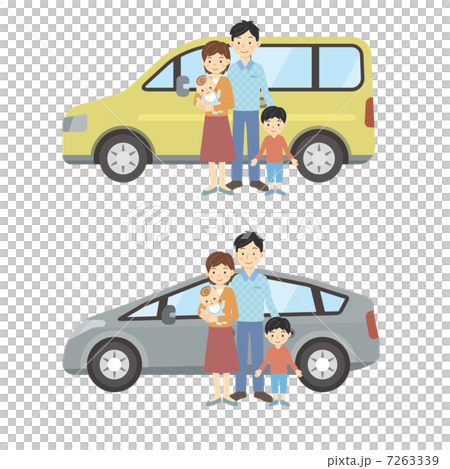 家族と車 7263339