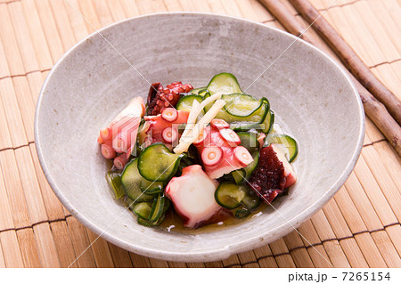 たこときゅうりの酢の物 たこときゅうりの酢の物 7265154