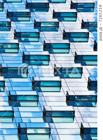 modern mirrored building facade modern mirrored building facade 7265259