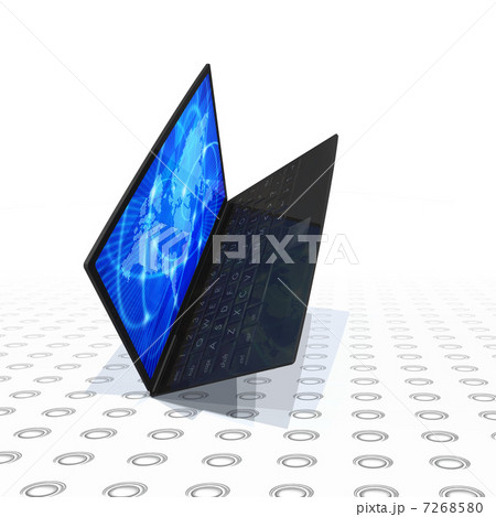 ノートパソコンのネットワーク 7268580